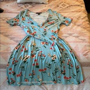 Flower Print Summer Dress